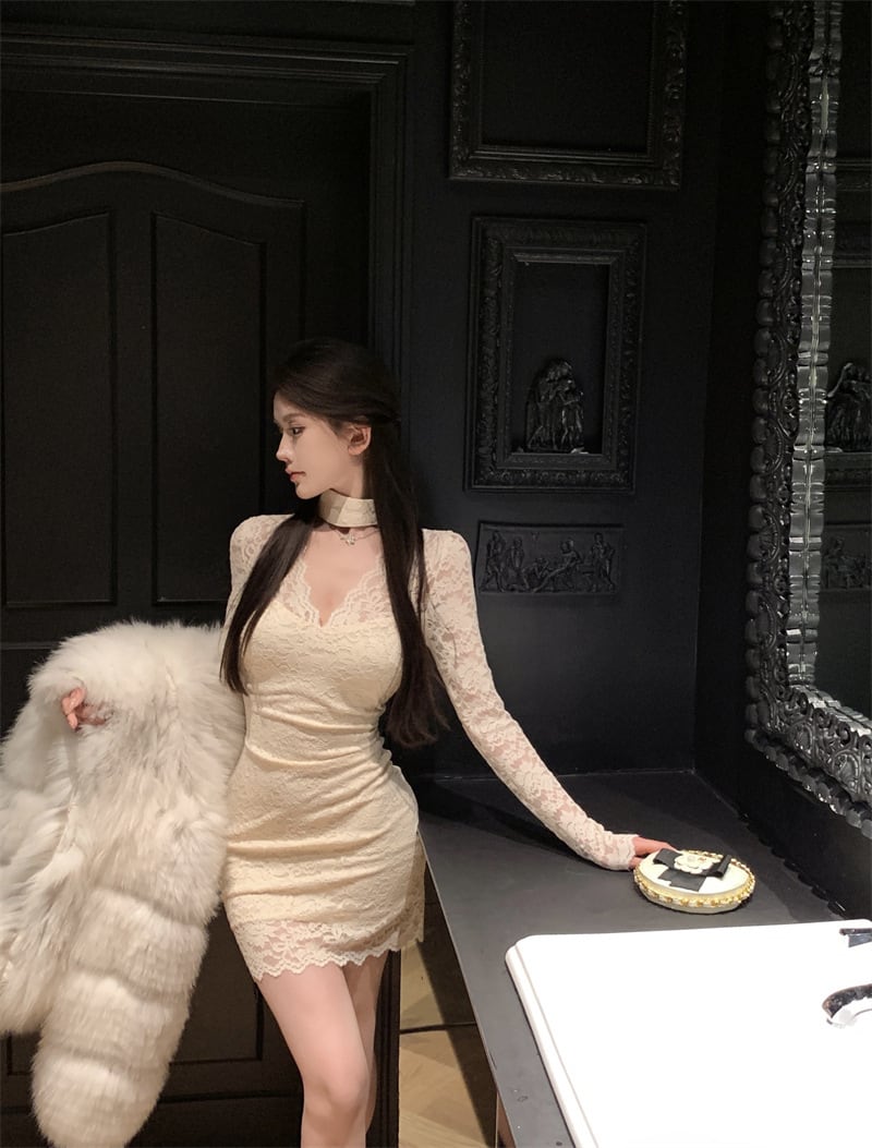 【dress】レースワンピース　M26472