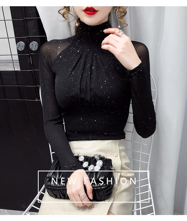 【tops】裹起毛チュールトップス　M28158