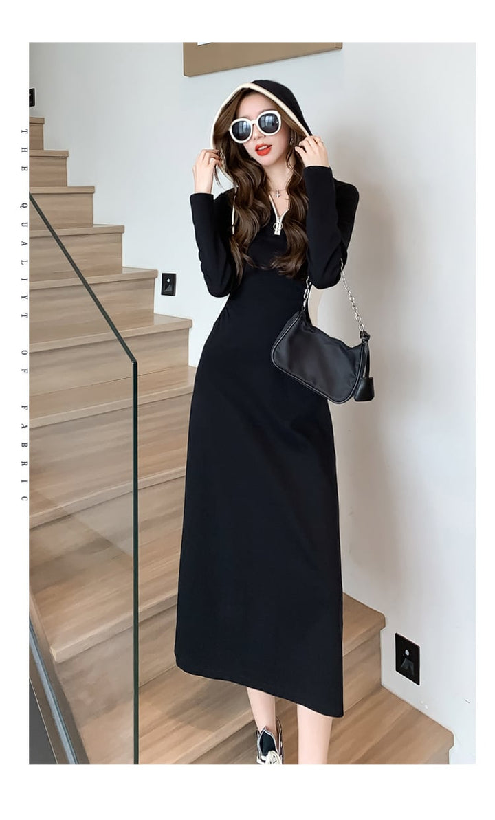 【dress】フード付きワンピース　M18282