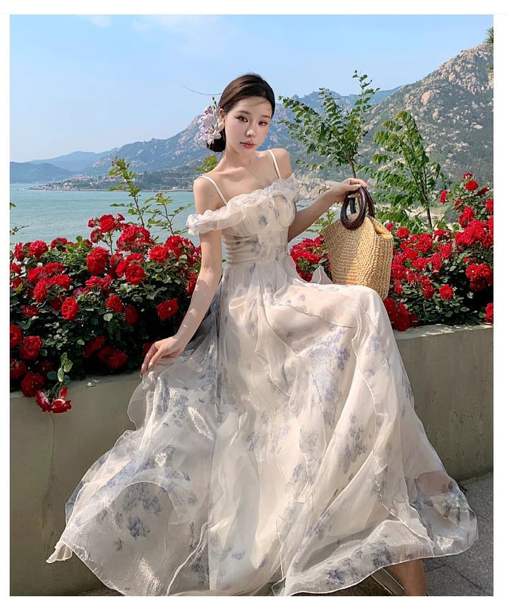 【dress】フリルキャミワンピース　M31465