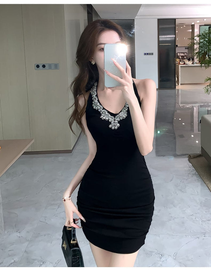 【dress】ビジューワンピース　M24586