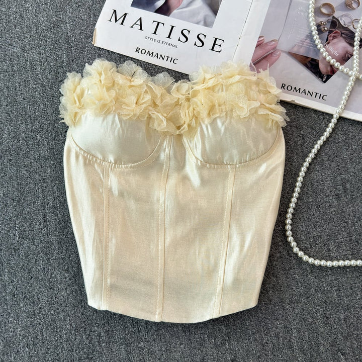 【tops】立体フラワーベアトップ　M23934