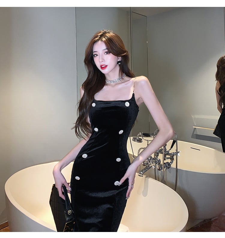 【dress】今季マストバイエレガントキャミワンピース　M17289