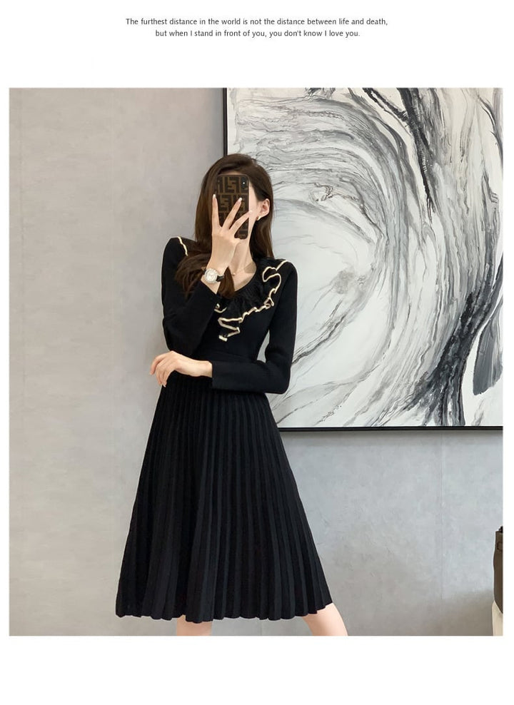 【dress】ニットワンピース　M25500