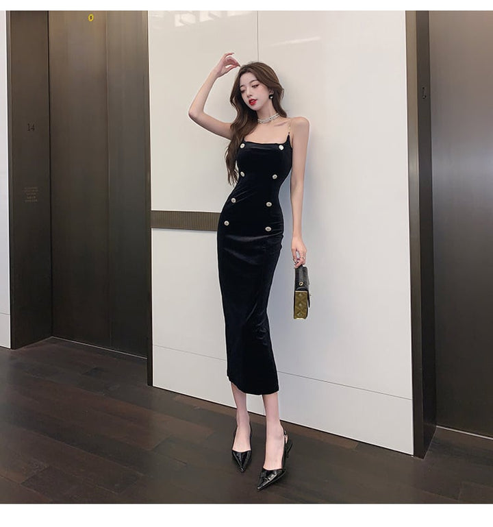 【dress】今季マストバイエレガントキャミワンピース　M17289