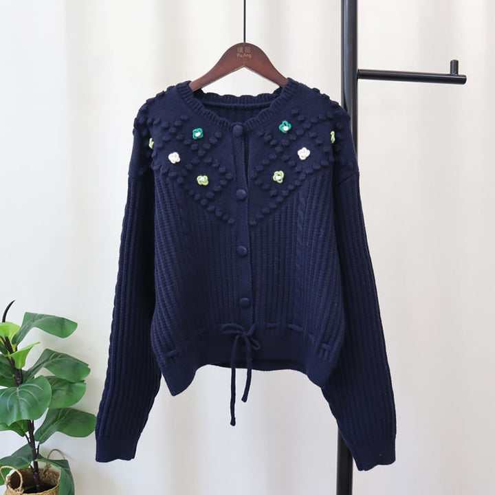 【outer】ニットカーデ　M26657