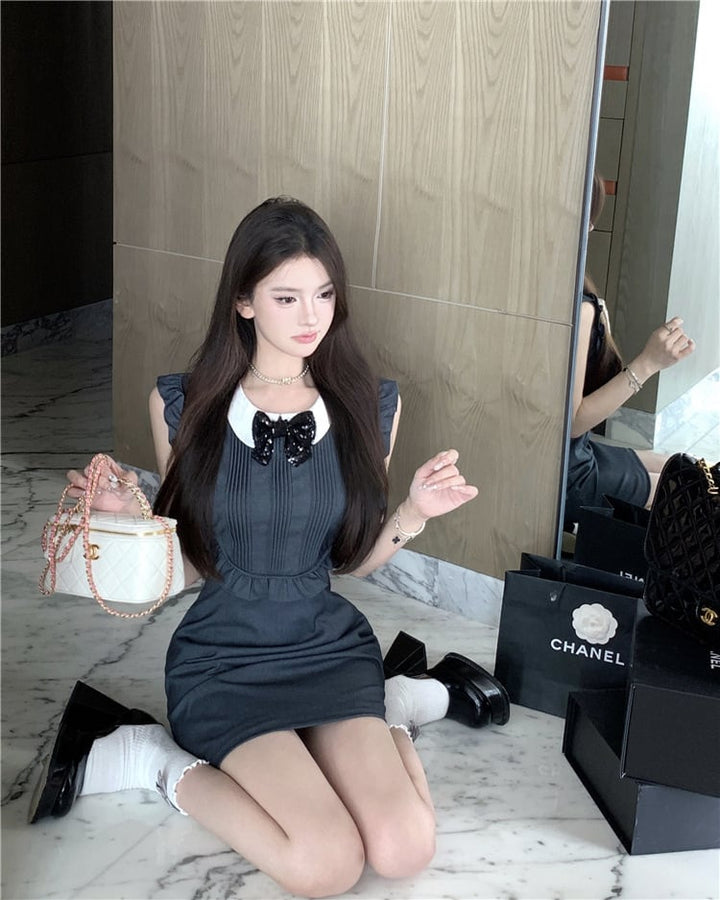 【dress】リボン付きワンピース　M24190