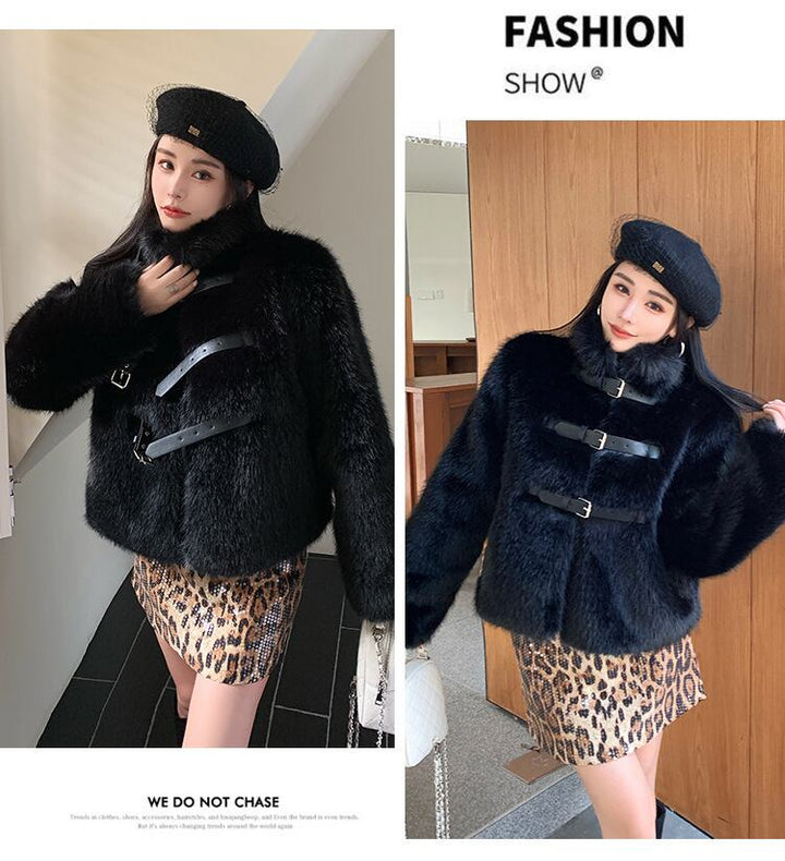 【outer】ファーショートコート　M27344