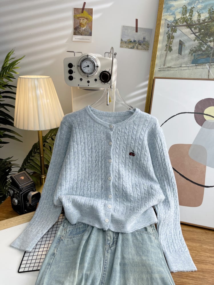 【outer】ニットカーデ　M26679