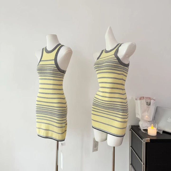 【dress】ニットベストワンピース　M24471