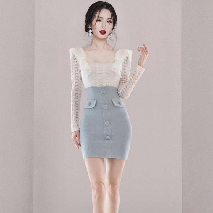 【dress】知的で品の良い♡エレガントデートワンピース　M17609