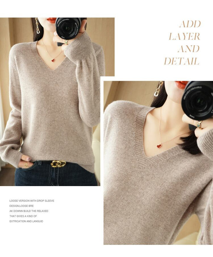 【tops】ニットプルオーバー　M19160