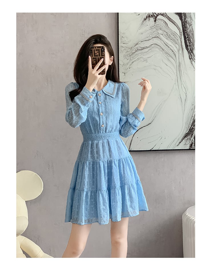 【dress】大人らしい エレガントデートワンピースおしゃれ　M17274