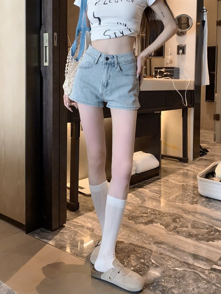 【bottoms】デニムショートパンツ　M29968