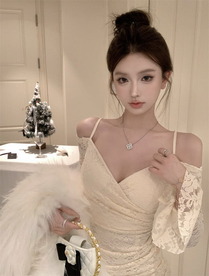 【dress】レースワンピース　M26655