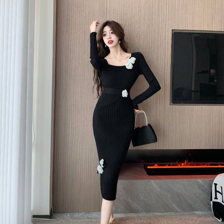 【dress】ニットワンピース　M18334