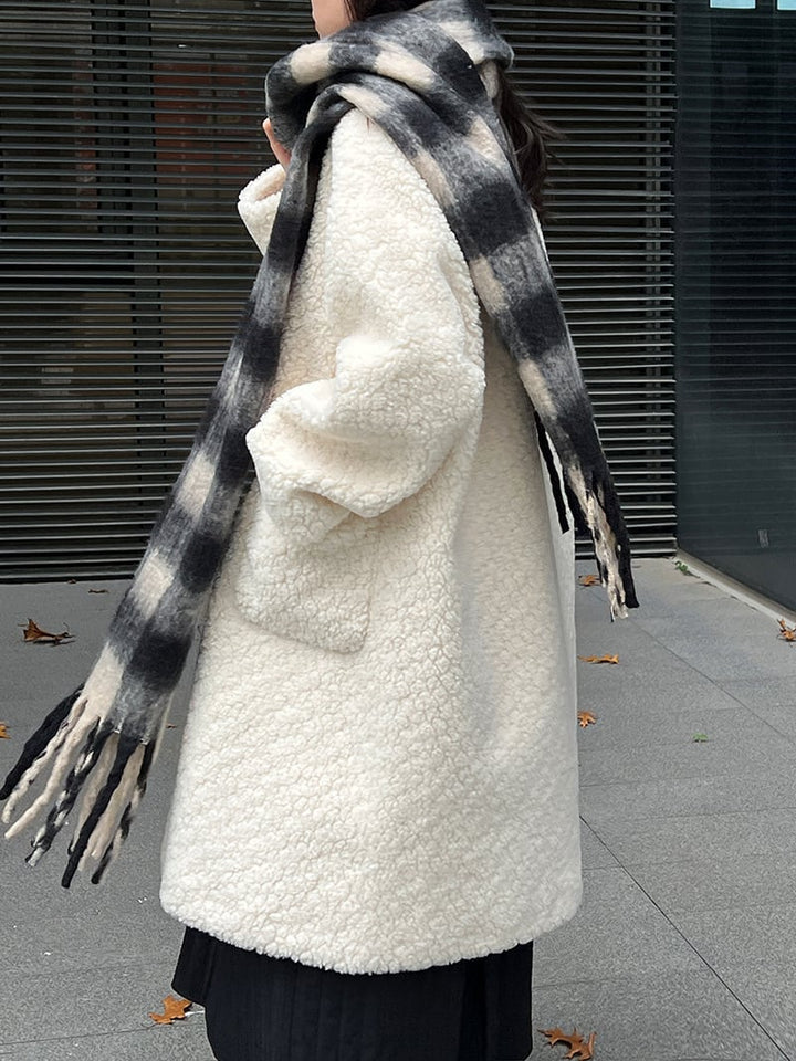 【outer】ロングシープボアコート Q7224