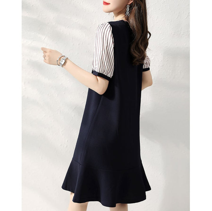 【dress】人気を独占中 エレガント切り替えデートワンピース　M16836
