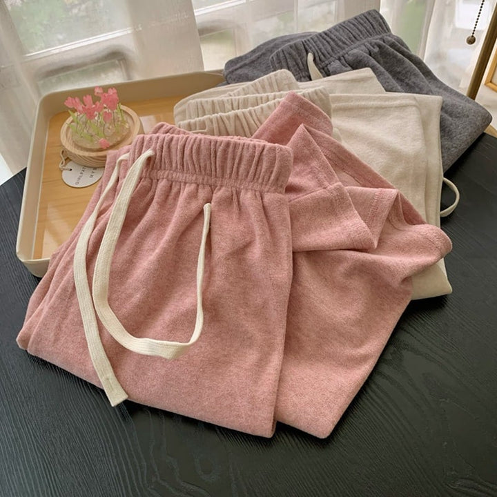 【bottoms】ニットワイドパンツ　M26520