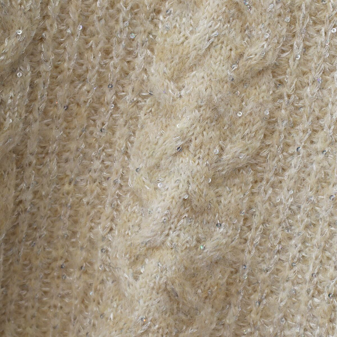 【tops】スパンコールニットセーター　M29332