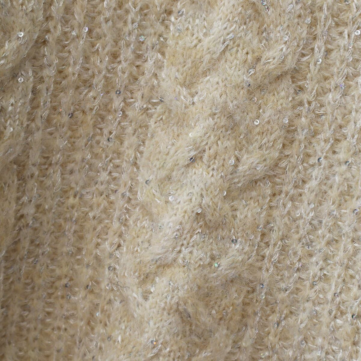 【tops】スパンコールニットセーター　M29332