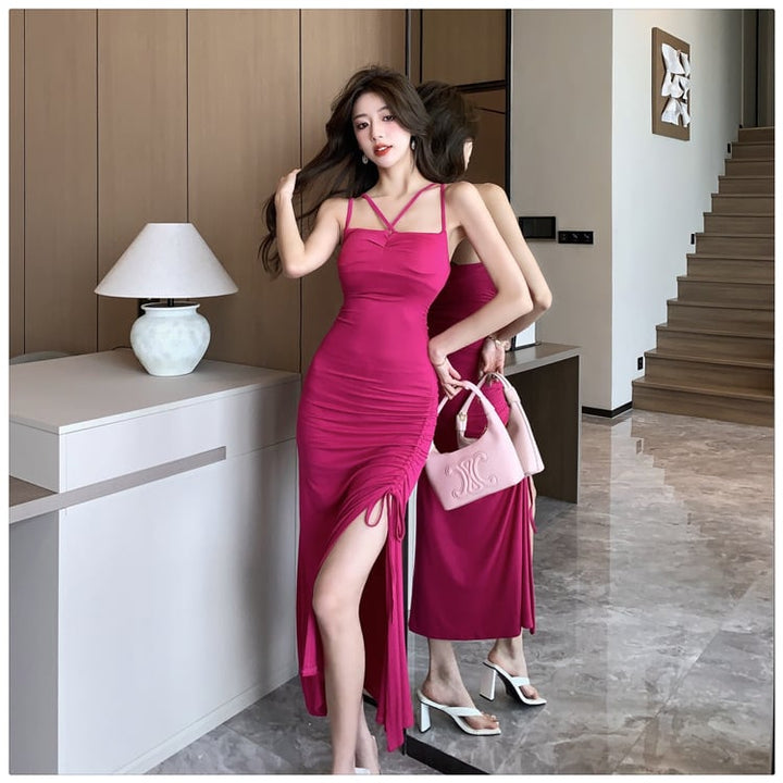 【dress】レディースファッションセクシーキャミワンピース　M16908