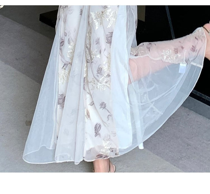 【dress】Vネックワンピース　M24297
