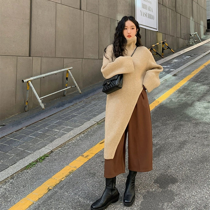 【dress】ハイネックニットワンピース 　N2270