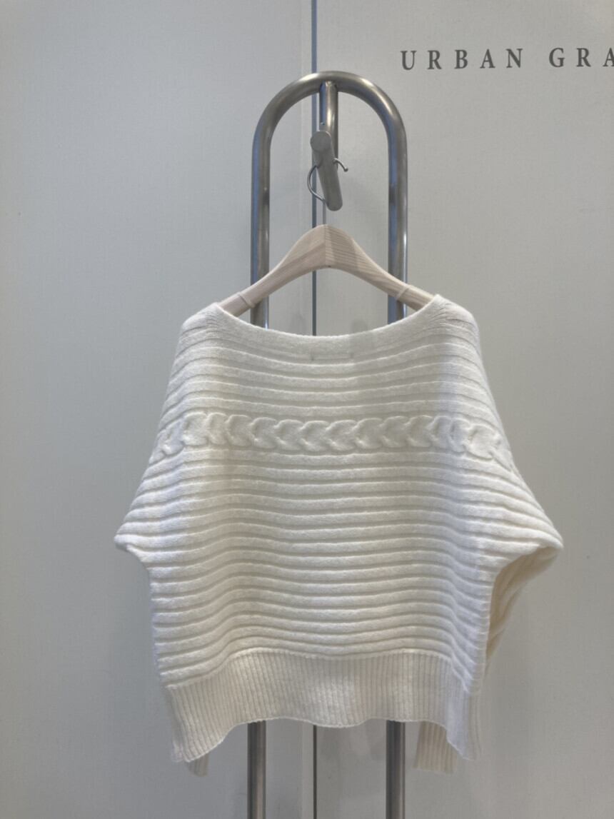 【tops】ニットプルオーバー　M19196