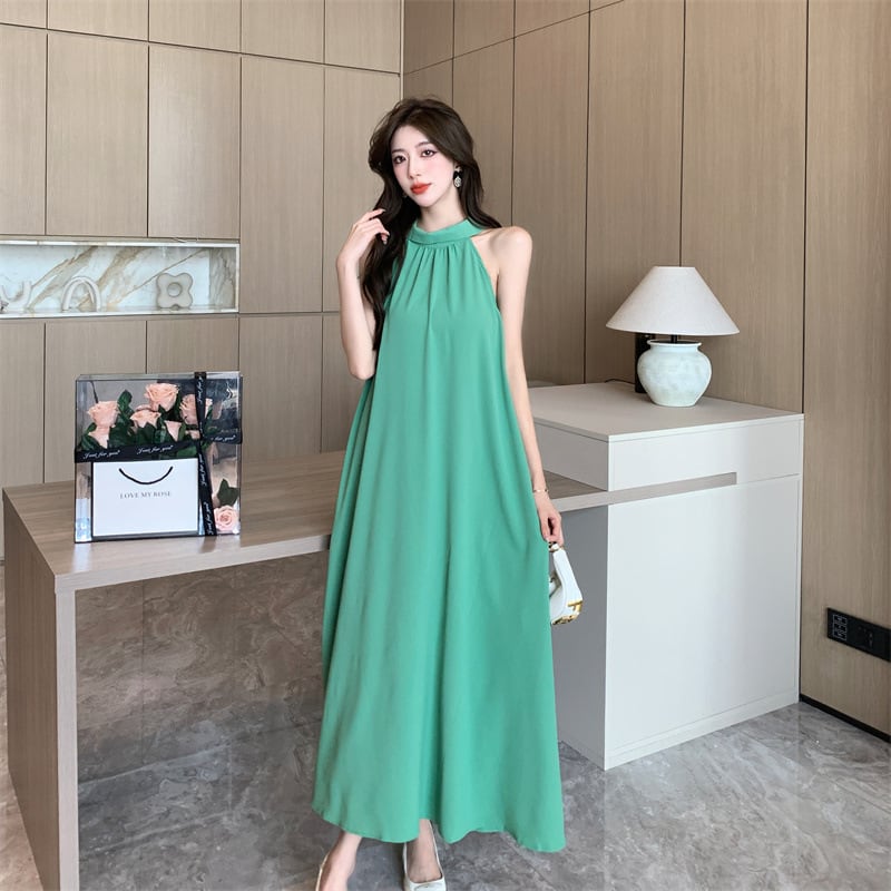 【dress】おしゃれ大人気ノースリーブデートワンピース　M17072