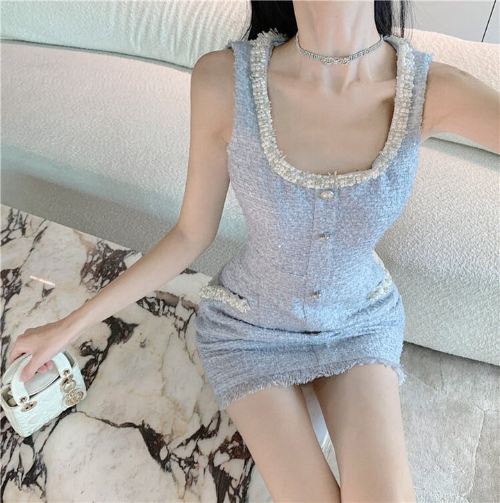 【dress】パールデートワンピース　M25199