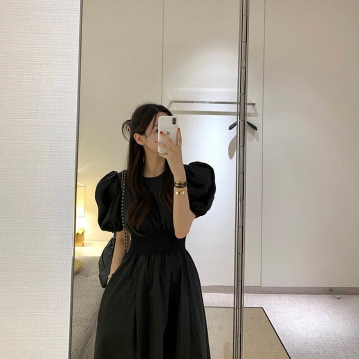 【dress】パフスリーブワンピース　M23882