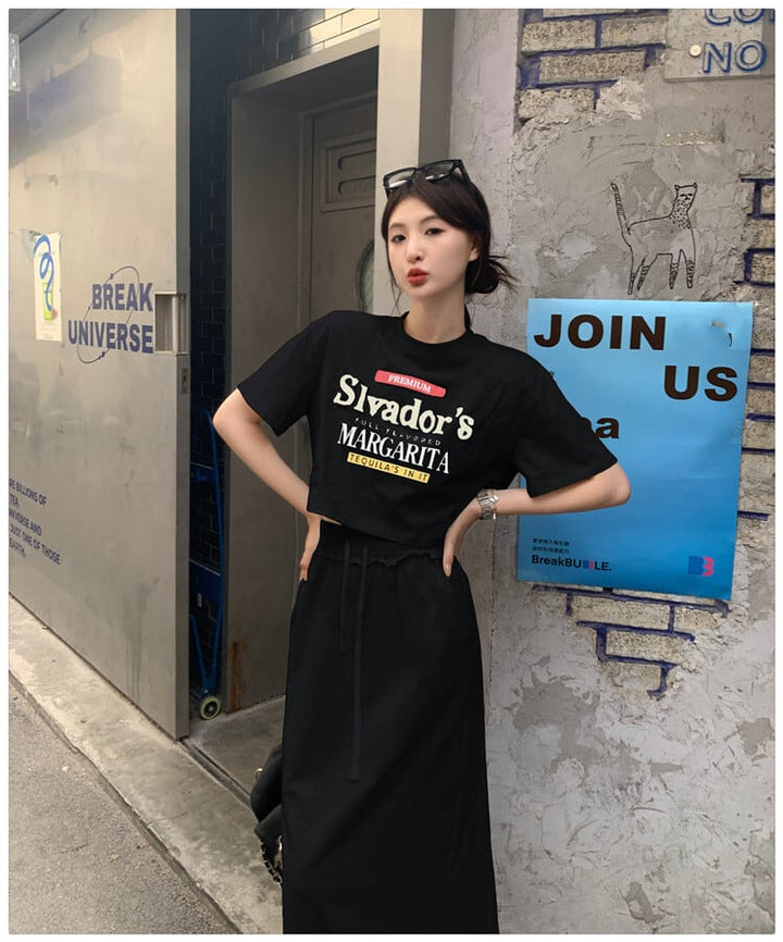 【set】Tシャツ×スカートセット　M24649