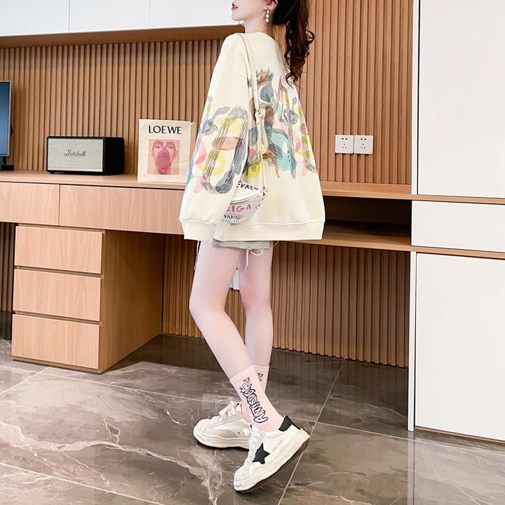 【tops】プリントプルオーバー　M26563