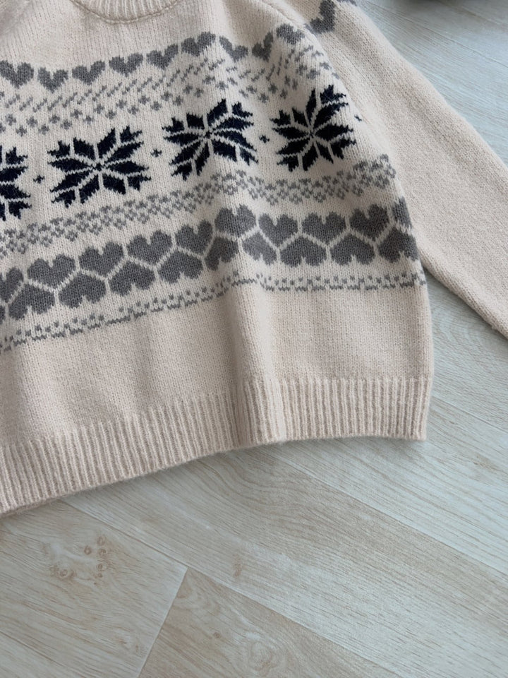 【tops】クルーネックニットセーター　M27111