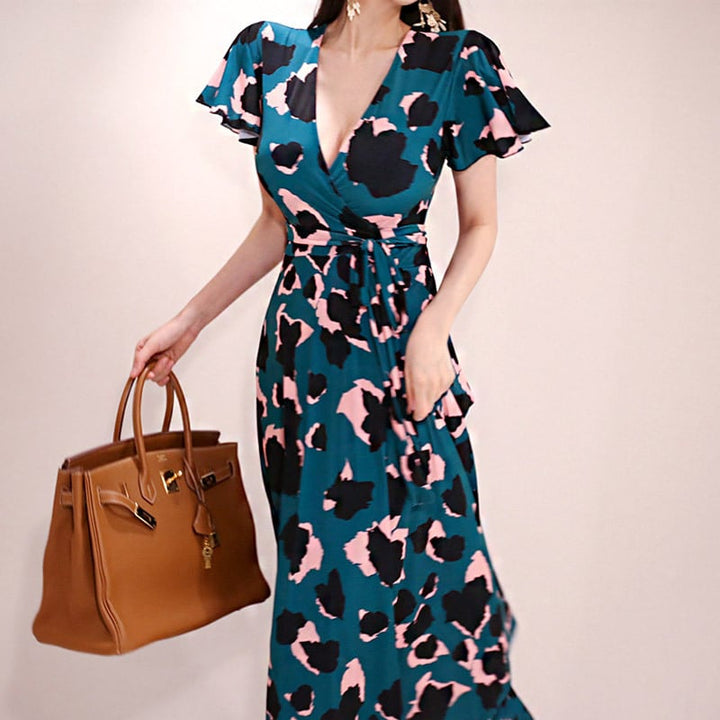 【dress】プリントワンピース　M22582