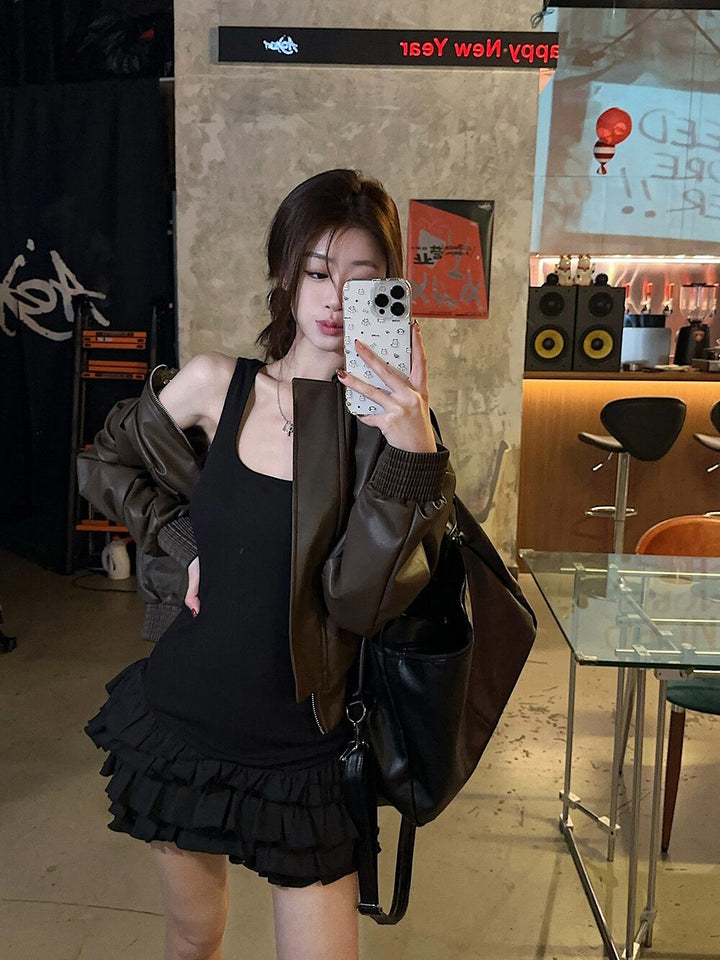 【dress】フリルキャミワンピース　M29802