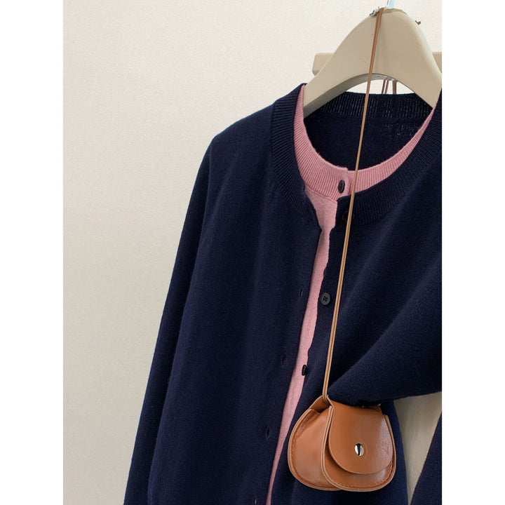 【outer】切り替えニットカーデ　M29303