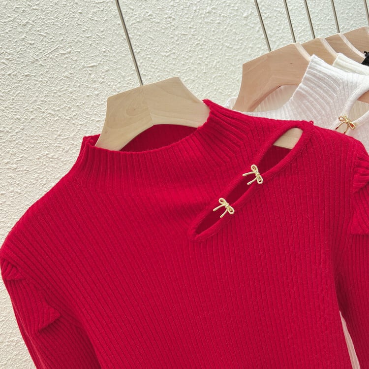 【tops】ニットトップス　M26511