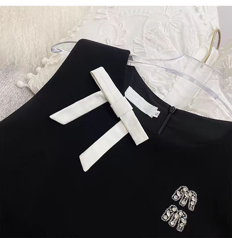 【dress】ノースリーブAラインワンピース　M23534