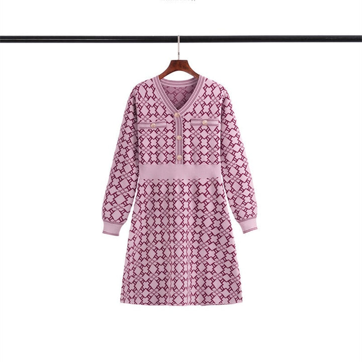 【dress】ニットワンピース　M25502