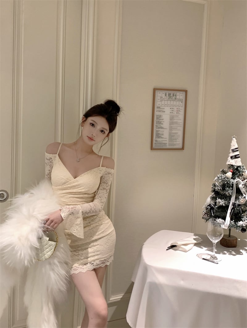 【dress】レースワンピース　M26655