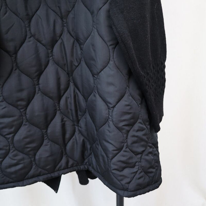 【outer】切り替えロング丈ニットカーデ　M27166