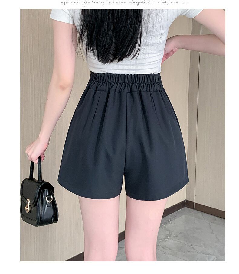 【bottoms】ハイウエストショートパンツ　M29466