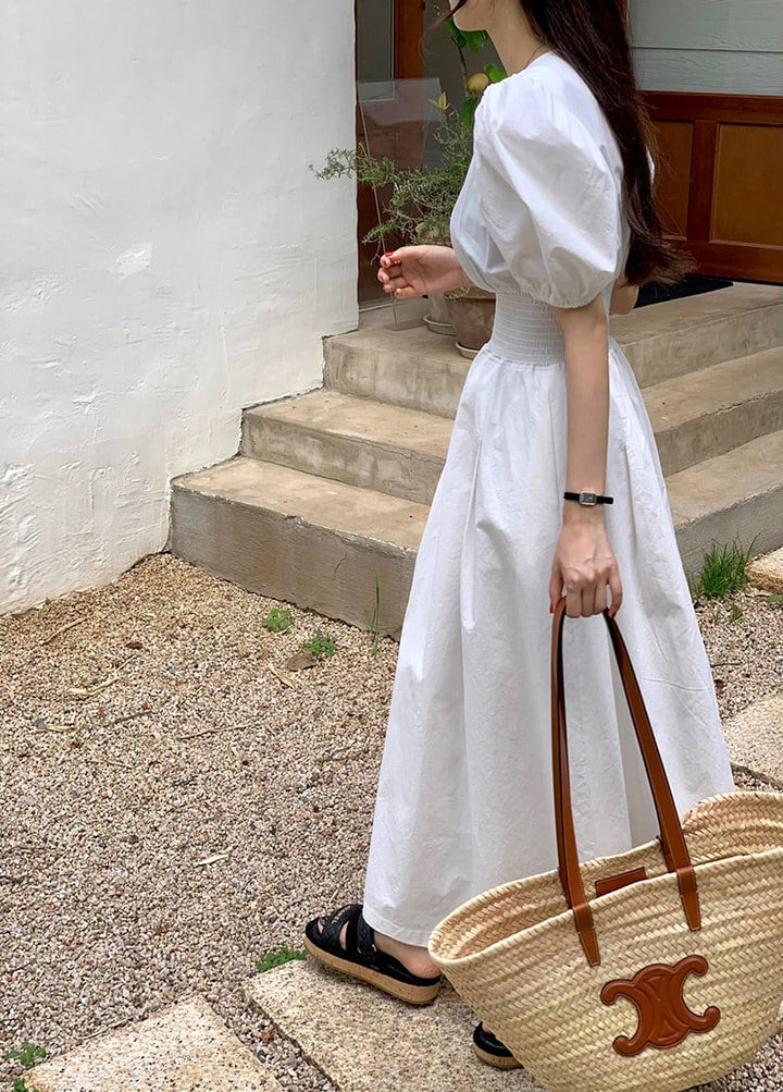 【dress】パフスリーブワンピース　M29779