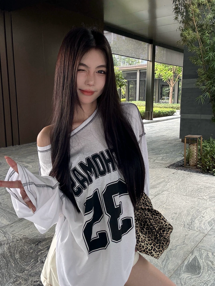 【tops】オーバーサイズTシャツ Q8622