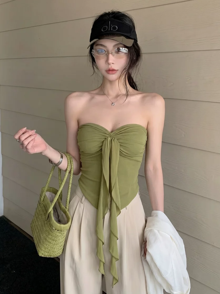 【tops】チューブトップス Q8599