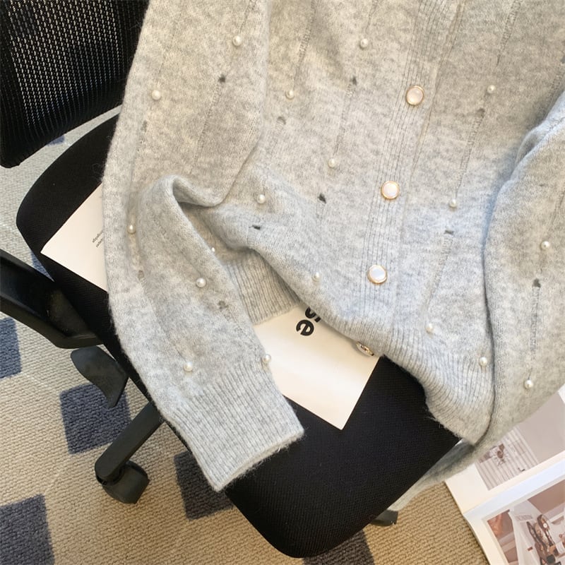 【outer】ニットカーデ　M21210