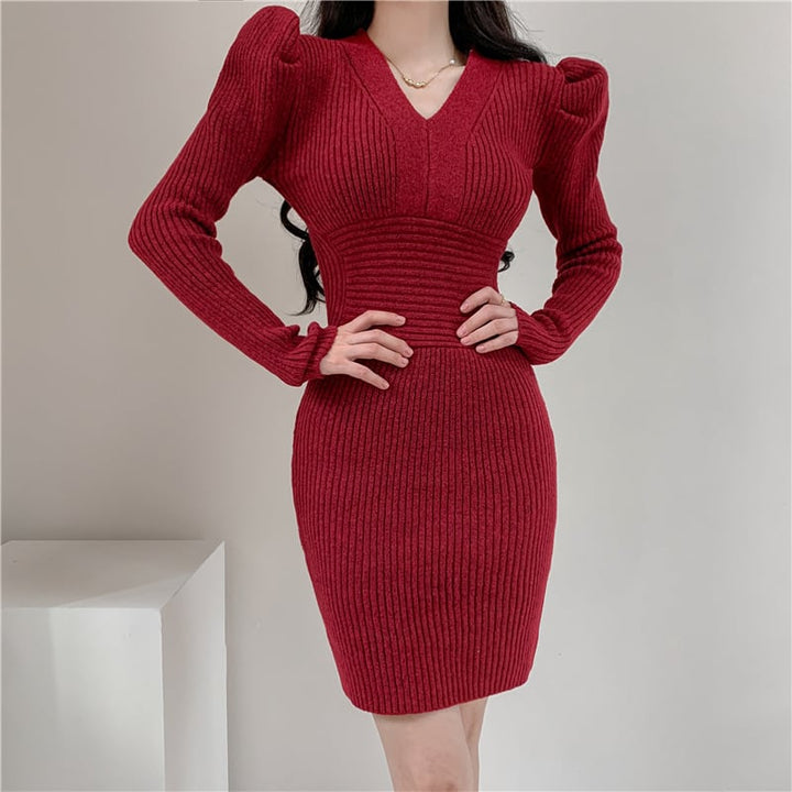 【dress】ニットワンピース　M25703
