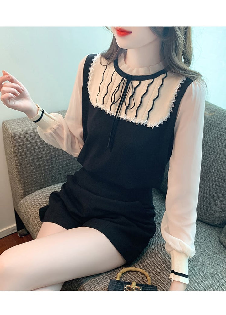 【tops】チュールシャツトップス　M20997